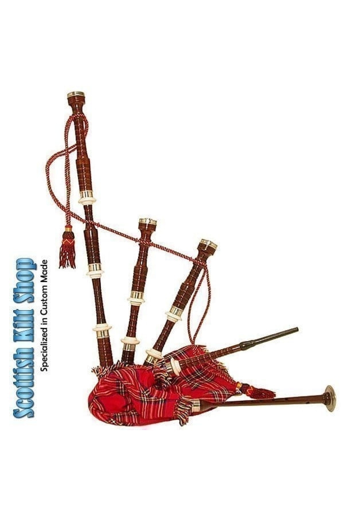 Rosewood Bagpipe Professional Set Fully Functional (Q/A
